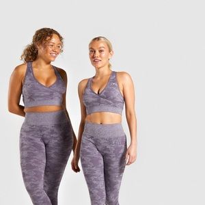 Gymshark Camo Seamleas sports bra
